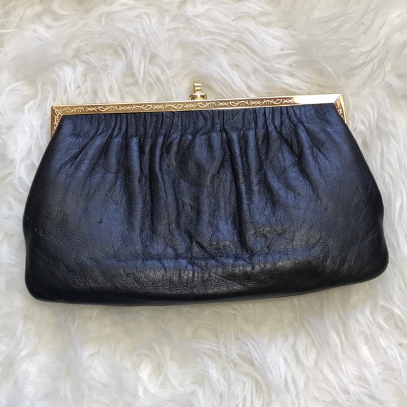 Vintage Clutche Black Bag - Picture 4 of 8